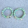Green Glimmer | Agate gemstone bracelets set
