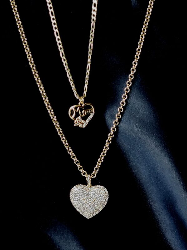 Love Mom chain necklaces