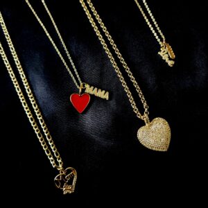 Love Mom chain necklaces