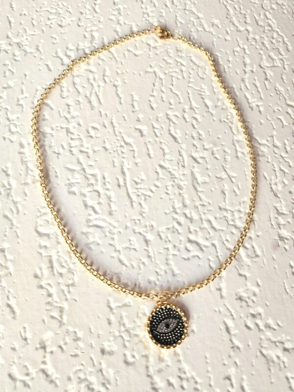 Black Evil Eye Necklace