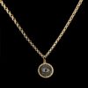 LuxeRebel Black Evil Eye Necklace Black Evil Eye Necklace