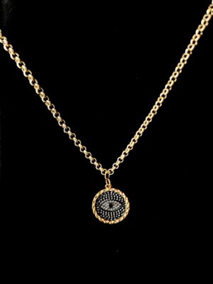 Black Evil Eye Necklace