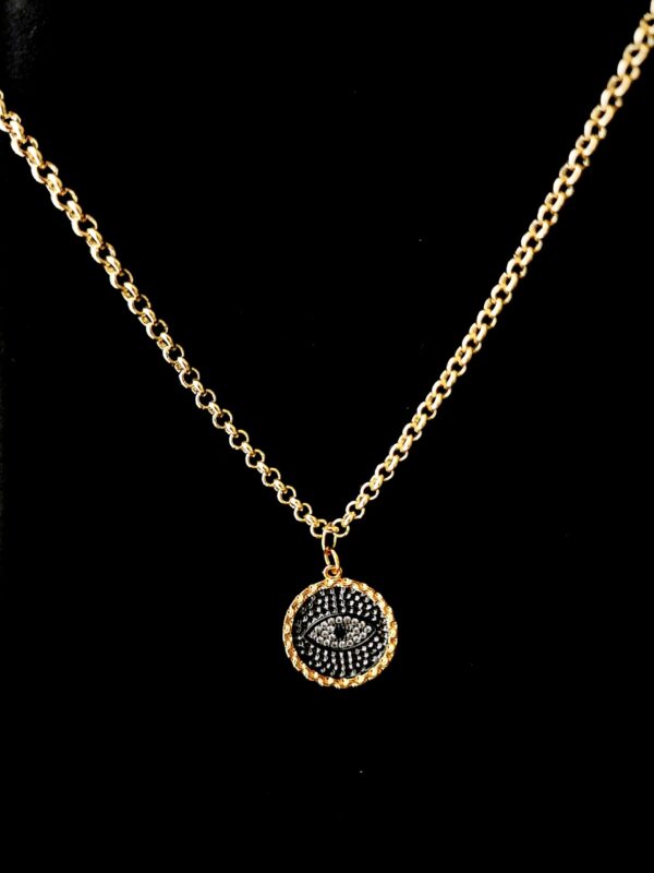 Black Evil Eye Necklace
