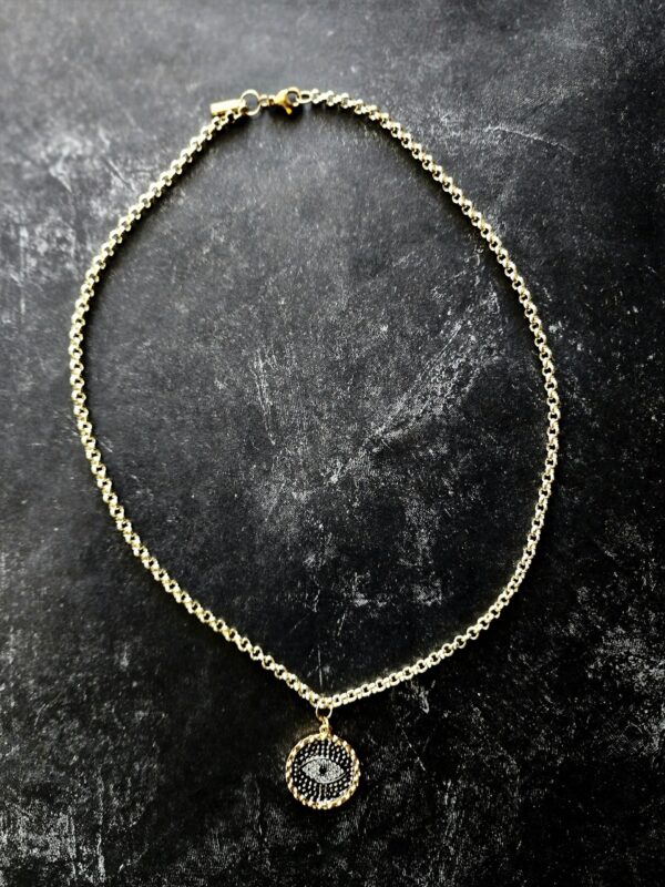 Black Evil Eye Necklace