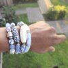 DreamLight Blue -Agate| Jade gemstone bracelets